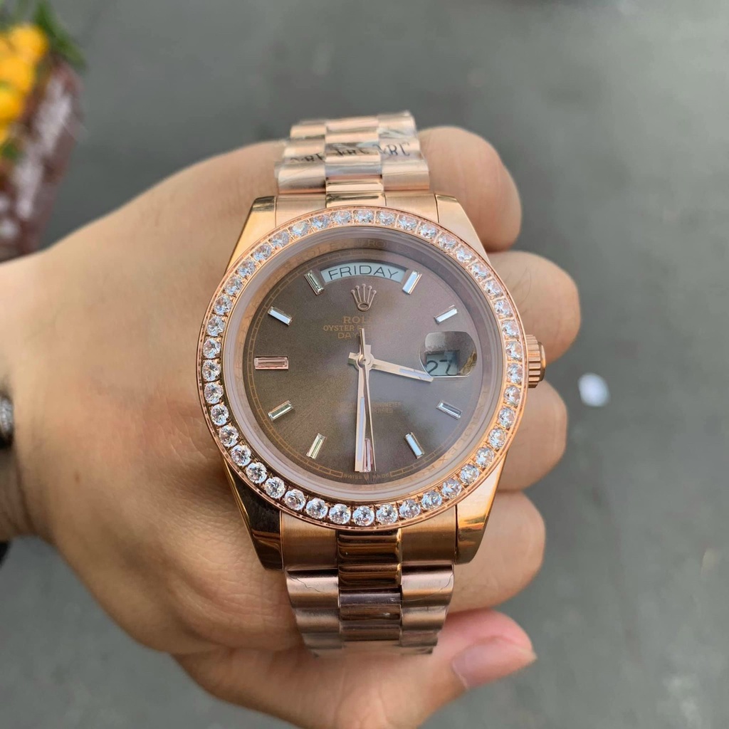 Đồng Hồ Nam Rolex Máy Cơ Dây Thép Không Rỉ_ Bảo Hành 24 Tháng