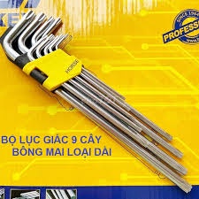 Bộ lục giác đầu bi 9 món Yeti đa năng