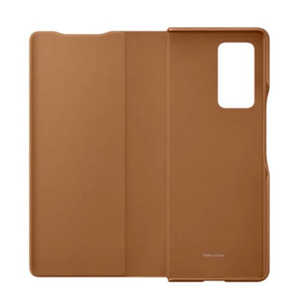 [Mã SKAMCLU9 giảm 10% đơn 100K] Bao Da Leather Flip Cover Samsung Galaxy Z Fold 2 - Hàng chính hãng.