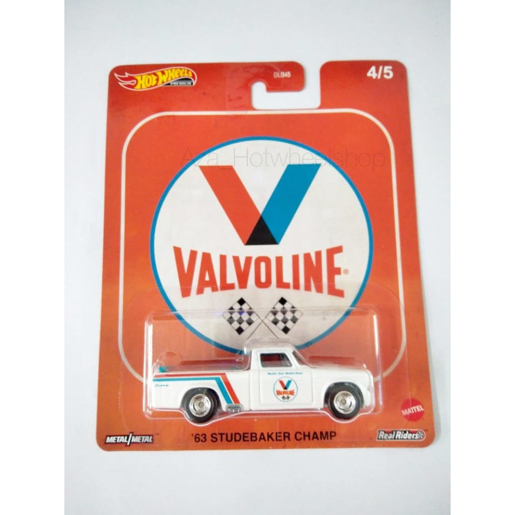 Hot Wheels Mô Hình Xe Hơi 53 Studebaker Champ Valvoline Màu Trắng