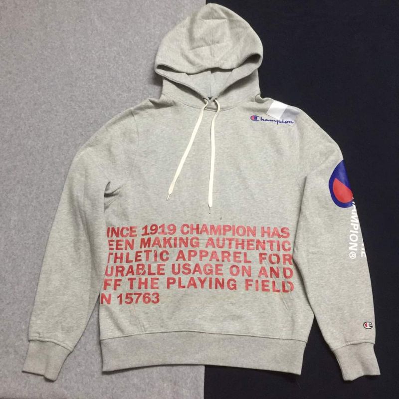 Áo nỉ hoodie Champion Mens Super Fleece 2.0 Behind The Label kỷ niêm 100 năm S5420G  042019  550287