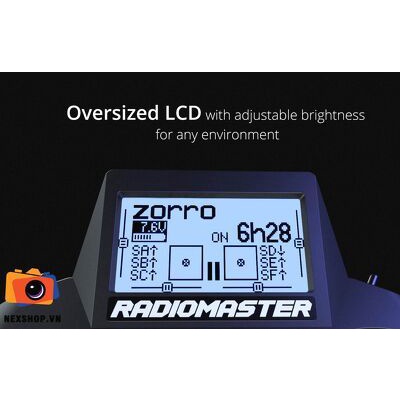 Tay điều khiển RadioMaster Zorro Radio Control ELRS