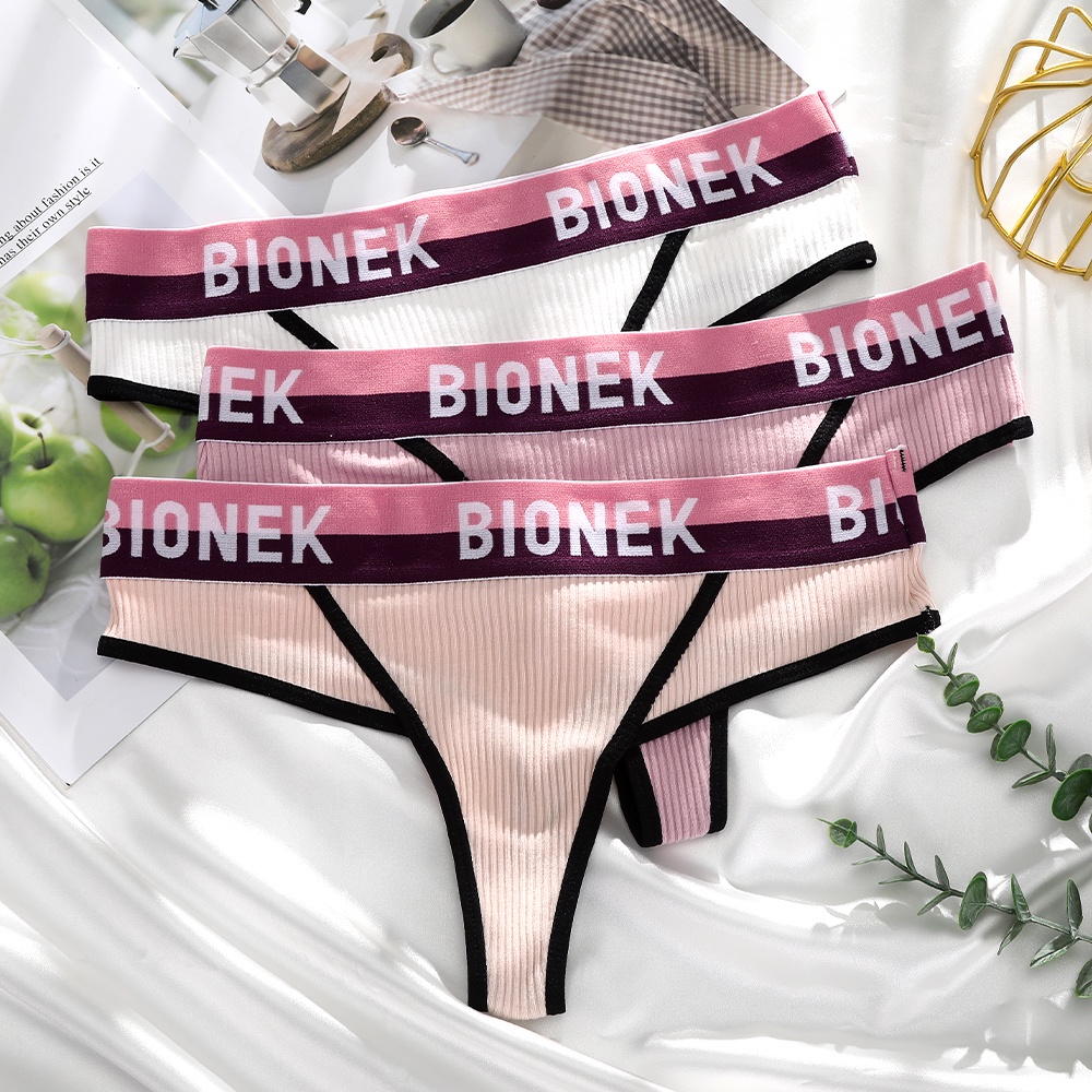 Quần Lót Levao Bằng Cotton Lưng Thấp In Chữ Gợi Cảm Cho Nữ