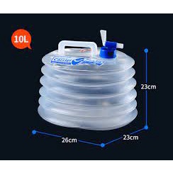 Thùng Đựng Nước Co Giãn Gấp Gọn Tiện Lợi - Dung Tích 5 Lít,10 Lít,15 Lít - Carzone