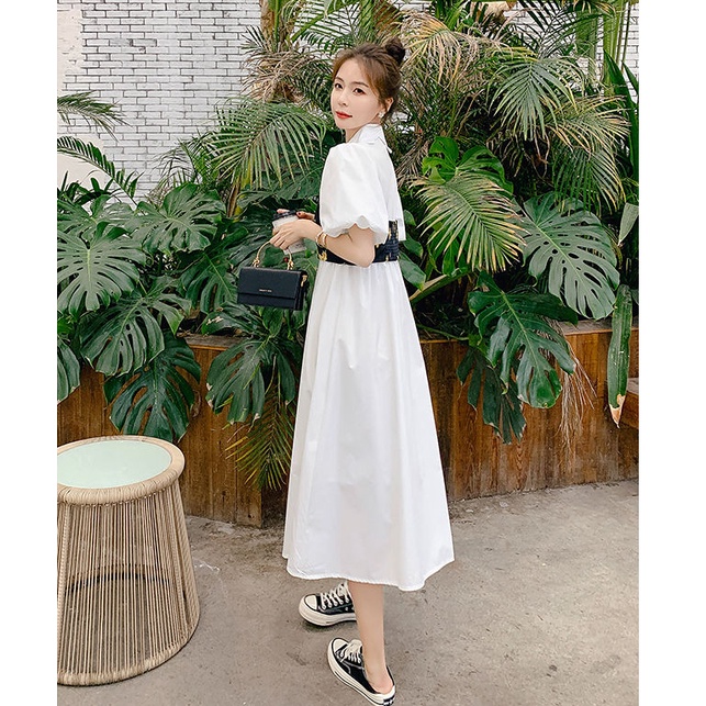 Đầm Nữ Màu Trắng Phong Cách Pháp Thời Trang Mùa Hè Hàng Mới 2022