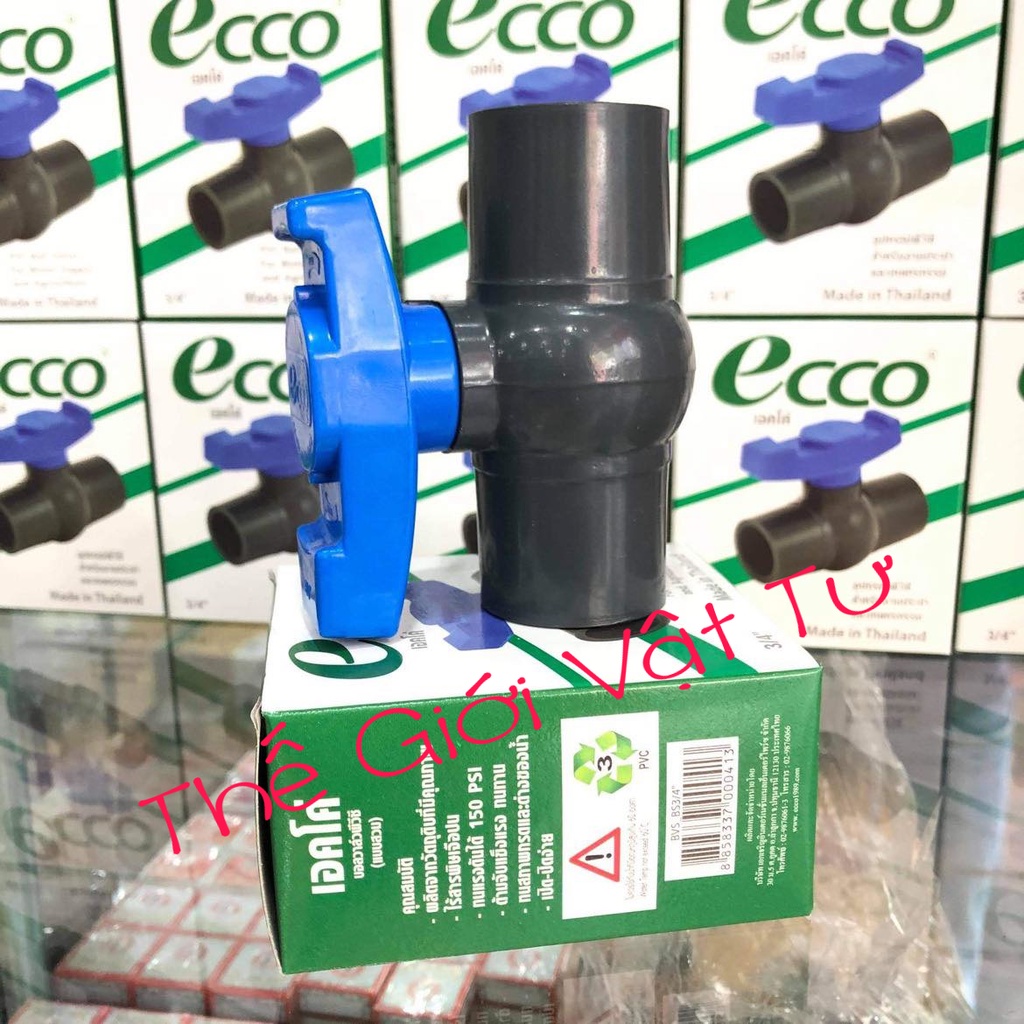 Van khoá nước cao cấp Ecco phi 27 nhập khẩu từ Thái Lan