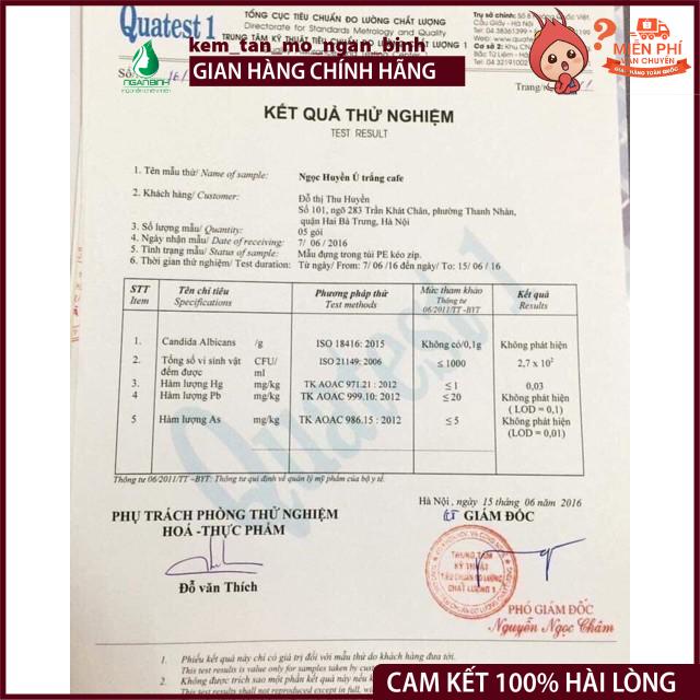 COMBO 1 GÓI Ủ TRẮNG CAFE CHO FACE VÀ BODY