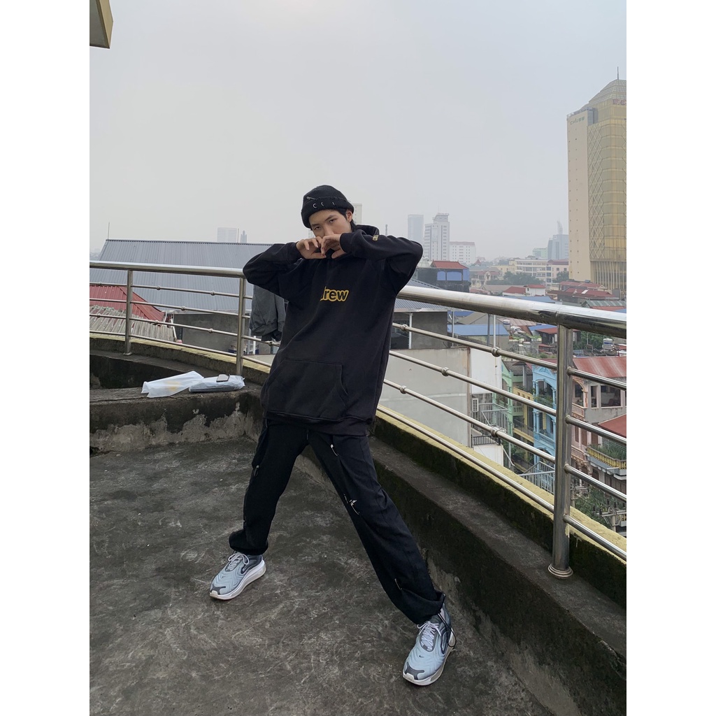 Áo nỉ hoodie form rộng Essential Drew full  tag mác