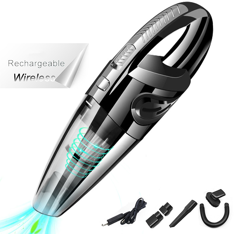 Wireless Vacuum Cleaner for Car Handheld Power Suction Vehicle Household