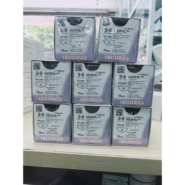 CHỈ PHẪU THUẬT TỰ TIÊU VICRYL 2/0 ( giá 1 sợi)
