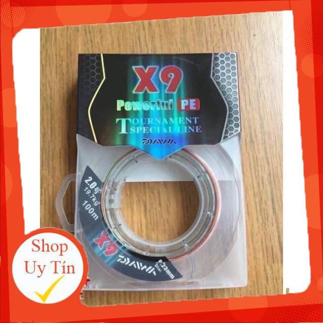 Dây dù Câu Cá Siêu bền Daiwa Nhật PE X9 7 màu đủ số