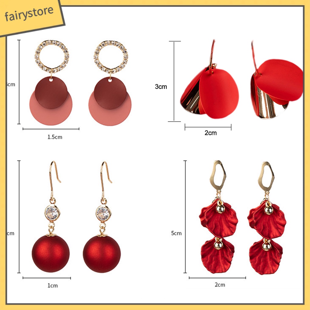 1 Đôi Bông Tai Mạ Bạc Dáng Dài Thời Trang Dành Cho Nữ