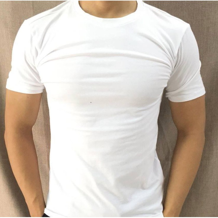 Combo 3 áo thun trơn cổ tròn tay lỡ Đen, Trắng , Xám Chất Liệu Thun Lạnh Co dãn mềm mịn - shopmens - Ac122 | BigBuy360 - bigbuy360.vn