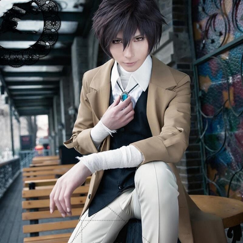 [Mengmeow anime] Bungou Stray Dog Dazai Osamu cos trang phục Halloween show cosplay