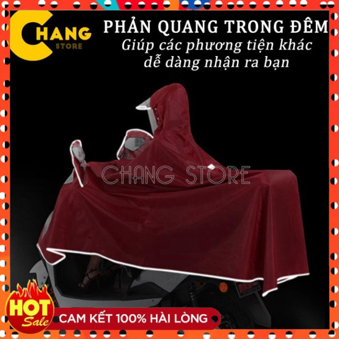 [Mã DUCT30KHP giảm 20%] Áo Mưa Hai Đầu Phản Quang Có Kính Che Mặt Cao Cấp Hải Phòng