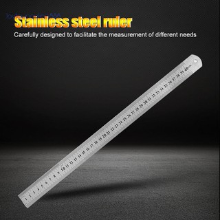 Joe✰ Stainless Steel Metal Straight Ruler Precision Double Sided Measuring Tool