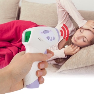 Súng nhiệt kế hồng ngoại ht 668 màn hình màu