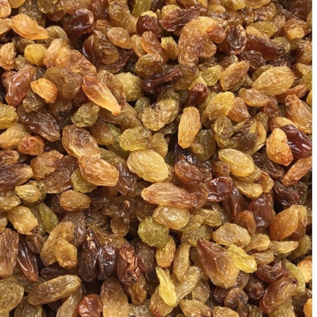 Nho nâu ẤN ĐỘ sấy dẻo - Nho khô nâu 100% trái nho, dẻo dai ngon ngọt, làm bánh (100g)