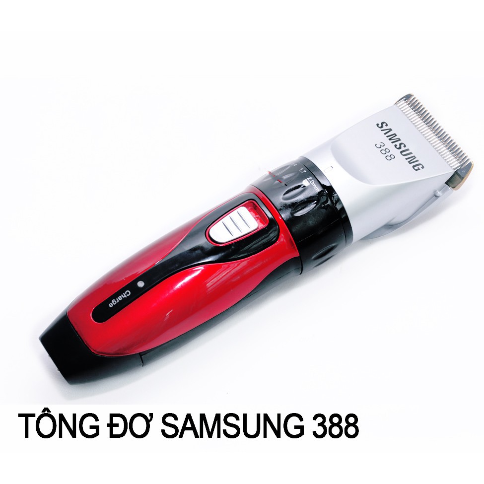 Tông đơ cắt tóc SAMSUNG 388 Máy Bền Lưỡi Sắc- 2 pin Sạc chính hãng