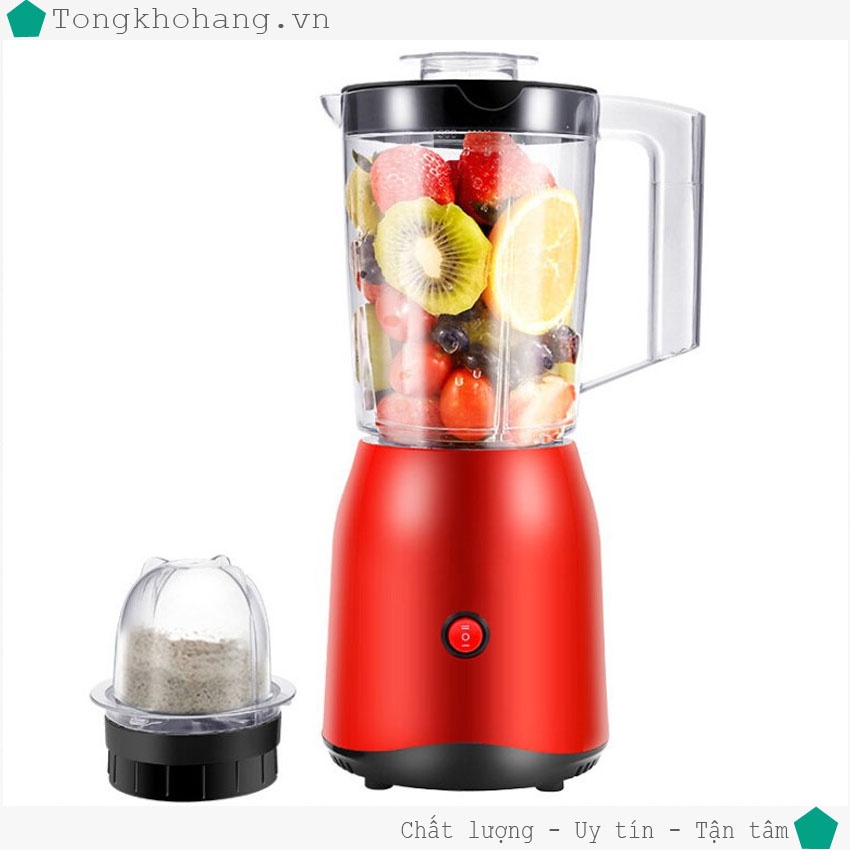 Máy Xay, máy xay Sinh Tố Đa Năng 2 Cối, Chất Liệu Nhựa ABS Siêu Bền, Công Suất 250W - Bảo hành 6 tháng