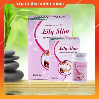 GIẢM CÂN LILY SLIM, THUỐC GIẢM CÂN LILY SLIM DÀNH CHO CƠ ĐỊA LỜN THUỐC (30 VIÊN)