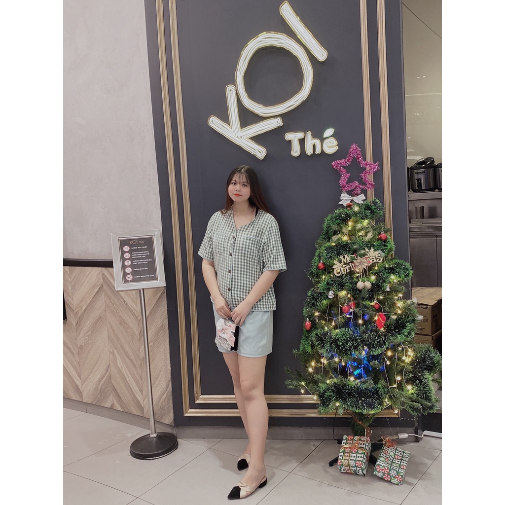 Set Caro Bigsize dành cho người mập từ 60 - 90kg ( hình shop tự chụp 100% )