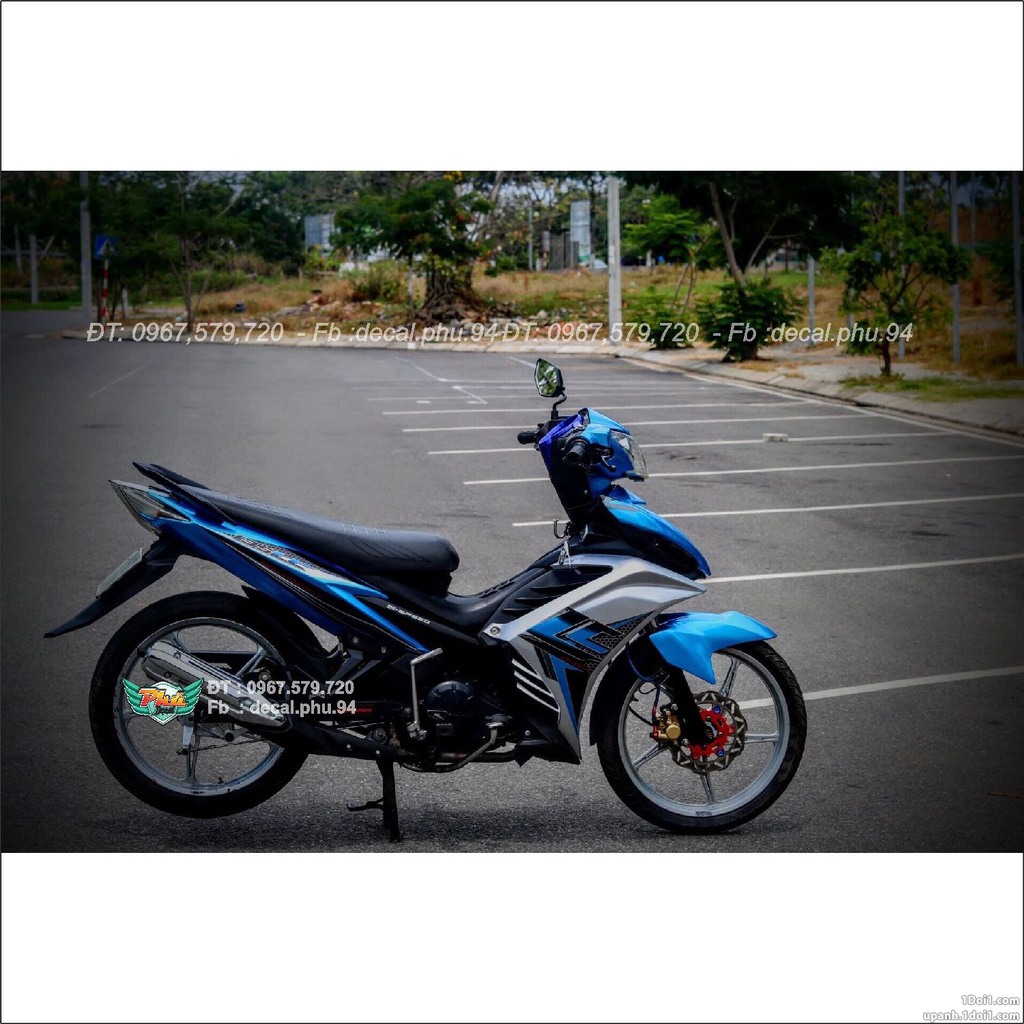 Tem Rời Ex 135 LC xanh trắng (J)