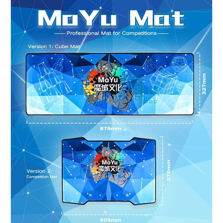 [Mã LIFE0503TOYS giảm 10% đơn 0Đ] Thảm Kê Rubik MoYu Mat