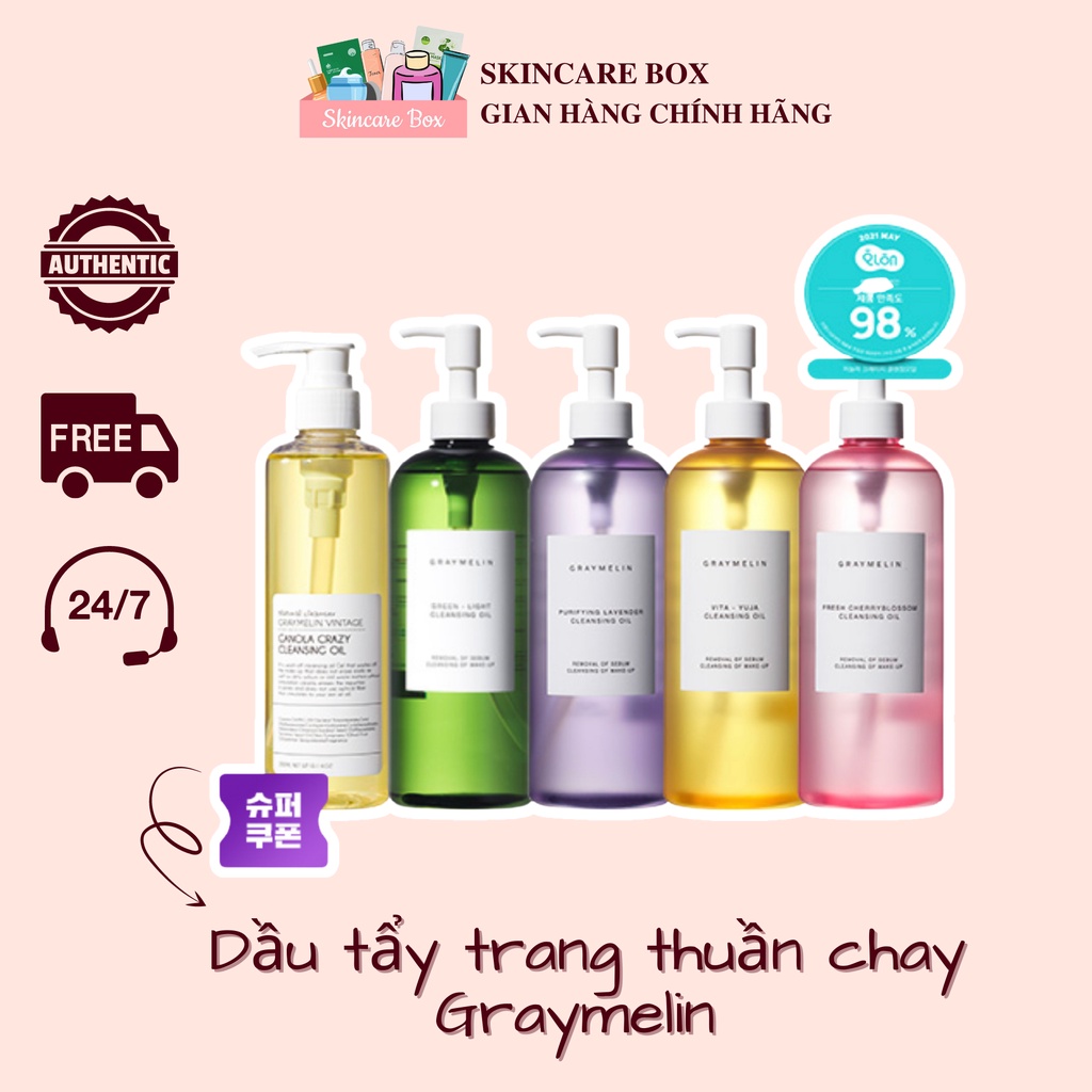 [ĐỦ BILL] DẦU TẨY TRANG GRAYMELIN ĐỦ MÀU