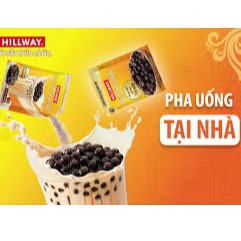 [HOT] Trà sữa pha sẵn có chân châu thật Phong cách Đài Loan Hillway (Hộp 8 combo trà sữa+trân châu).