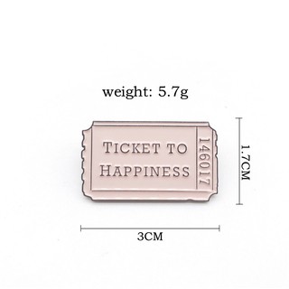 Pin cài áo Ticket to
