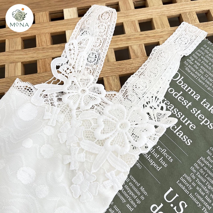 Áo Lót Nữ - Áo Bra Gym Yoga Ren Dáng Croptop Tặng Kèm Đệm Mút BR063