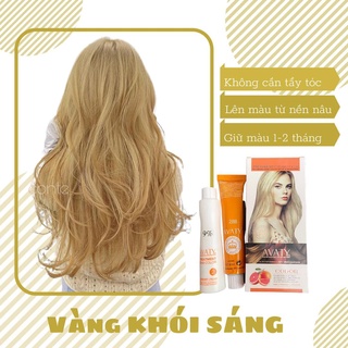 Thuốc nhuộm tóc vàng khói sáng - Thuốc nhuộm tóc Hàn Quốc