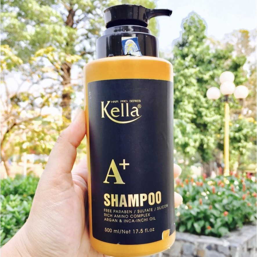 Dầu gội phục hồi Kella Argan và Inca-Inchi 500ml