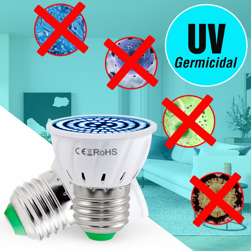 Bóng Đèn Led Tia Cực Tím E27 E14 Mr16 Gu10