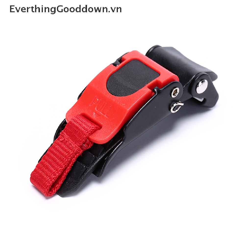 Everthinggooddown 1 Khóa Dây Mũ Bảo Hiểm Màu Đỏ Đen Tháo Gỡ Nhanh