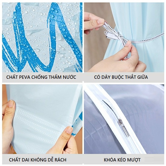 Bọc quạt cây chống bụi toàn thân chống ẩm mốc, túi vải bảo vệ quạt đủ kích thước