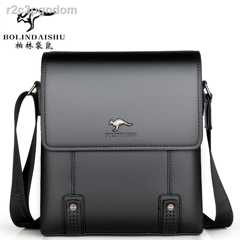 Túi nam da Kangaroo chính hãng đeo vai Messenger thường mềm Cặp công sở Balo | BigBuy360 - bigbuy360.vn