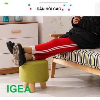 Ghế đôn chân gỗ cao cấp