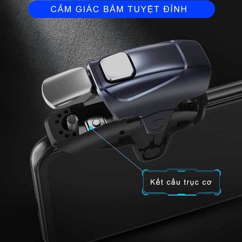 Nút bắn gaming kèm tản nhiệt MEMO AK03 LED RGB | Pin sạc trực tiếp | Công nghệ gió lốc xoáy chuyên chơi game điện thoại | BigBuy360 - bigbuy360.vn