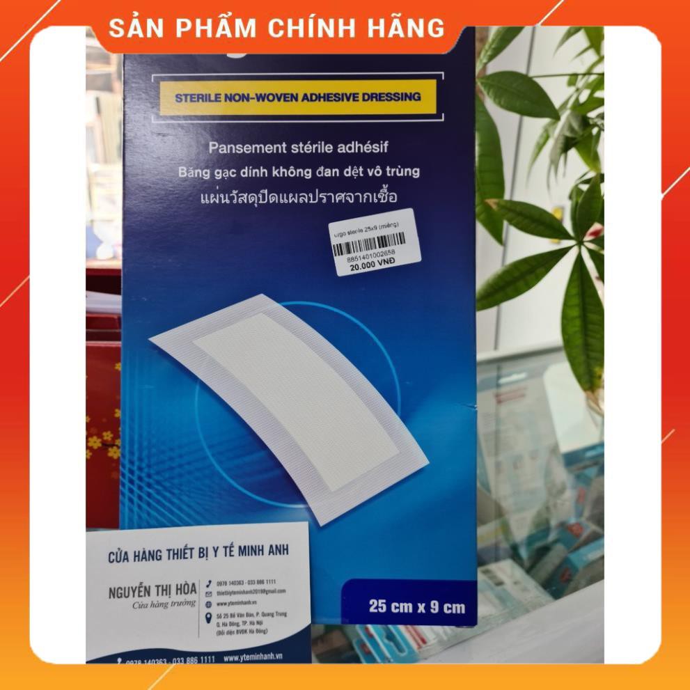 combo 5 miếng dán vết MỔ có gạc vô trùng Urgosterile 25 x 9 cm