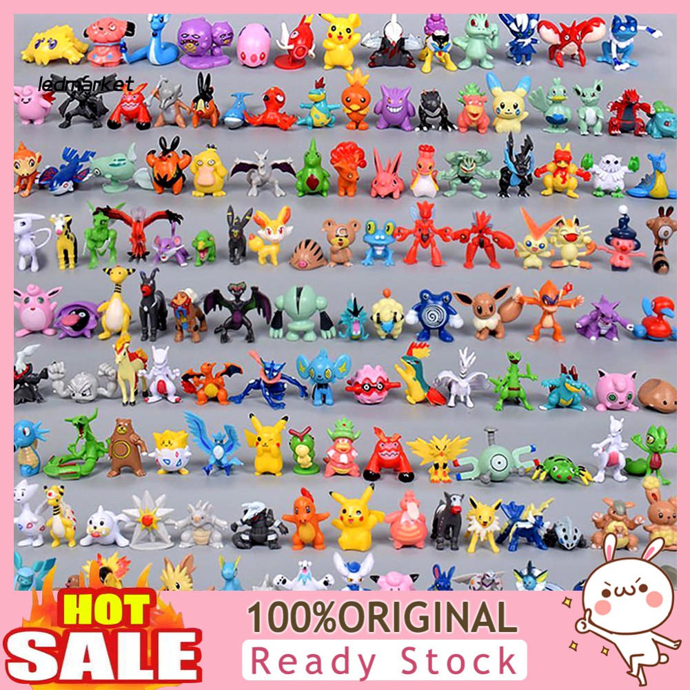 Set 144 Tượng Pokemon Đồ Chơi Mini Dễ Thương Cho Bé