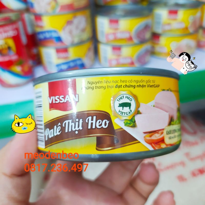 Pate thịt heo Vissan 170g