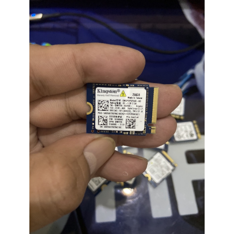 SSD Nvme 256GB Kingston/SSSTC/Western chuẩn 2230 BH 12 Tháng - SSD tháo máy xịn GIÁ THỢ
