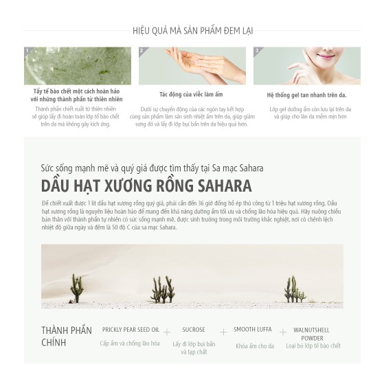 Mặt nạ tẩy tế bào chết xương rồng HUXLEY Secret Of Sahara Scrub Mask Sweet Therapy 30g HUXL08 | BigBuy360 - bigbuy360.vn