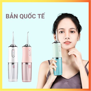 [BẢN QUỐC TẾ] Tăm Nước Cầm Tay - Máy tăm nước vệ sinh răng miệng Oral Irrigator - Công nghệ Châu Âu