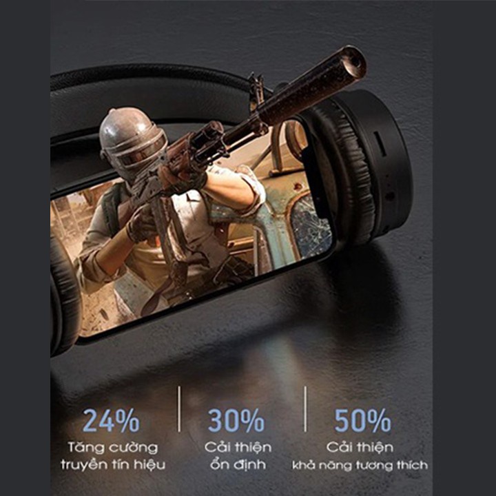 CHÍNH HÃNG Tai Nghe Không Dây Bluetooth Chụp Tai  REMAX 5.1 725HB Pro Cao Cấp Có Khe Cắm Thẻ Nhớ