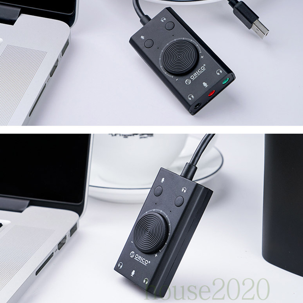 Thẻ Chuyển Đổi Âm Thanh Ngoài Usb 5 Kênh 3.5mm Cho Laptop 2020 | BigBuy360 - bigbuy360.vn