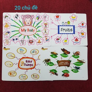 Flashcard Minmap 20 Chủ Đề - A4