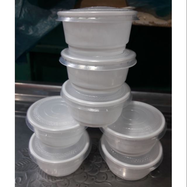 Combo 50 chén tương trắng 40ml kèm nắp